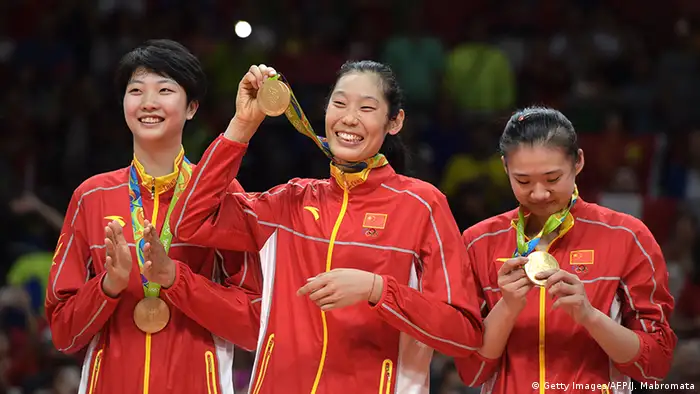 Brasilien Olympische Spiele Rio 2016 Volleyball Frauen China Goldmedaille