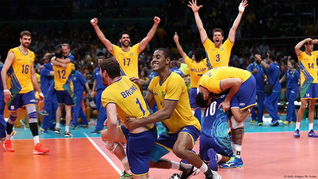 Brasil Vence Italia E Conquista Terceiro Ouro No Volei Masculino Siga A Cobertura Dos Principais Eventos Esportivos Mundiais Dw 21 08 2016