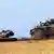 Tanques turcos na fronteira com a Síria: a Turquia está atenta aos ganhos territoriais dos curdos