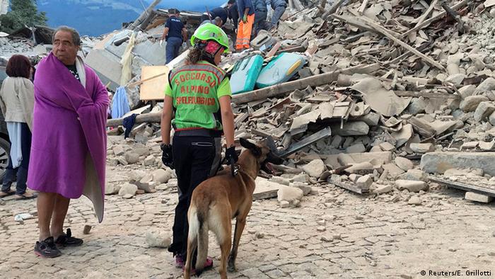 Жертвы землетрясения в Аматриче