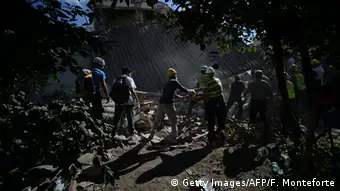 Italien Erdbeben in Amatrice Rettungsaktion