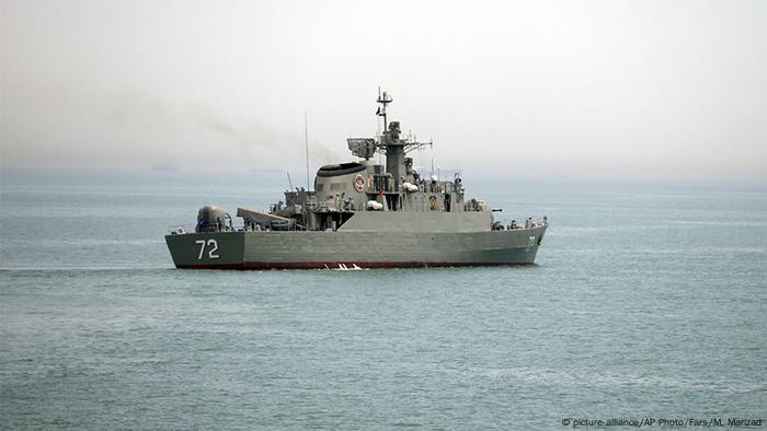 Straße von Hormuz Iranisches Kriegsschiff Alborz