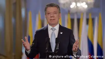 Kolumbianische Regierung und FARC-Rebellen schließen offiziell Frieden Juan Manuel Santos