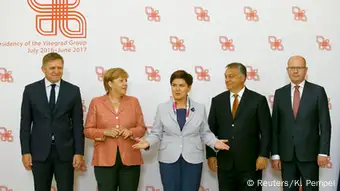 Polen Angela Merkel in Warschau