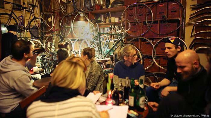 Leipzig Fahrradwerkstatt Cafe Dr. Seltsam