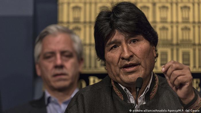 Bolivien Präsident Evo Morales (picture-alliance/Anadolu Agency/M.P. del Carpio)