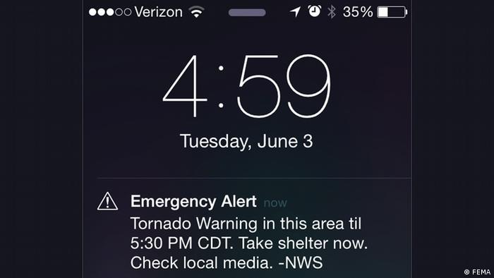 FEMA emergency alert