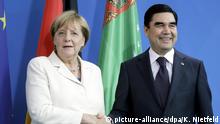 Merkel drängt Turkmenistan zur Verbesserung der Menschenrechtslage