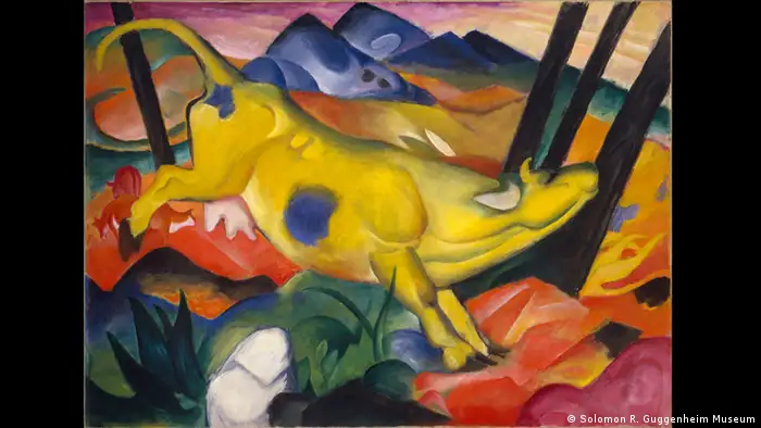 Ausstellung Kandinsky, Marc und Der Blaue Reiter Die gelbe Kuh
