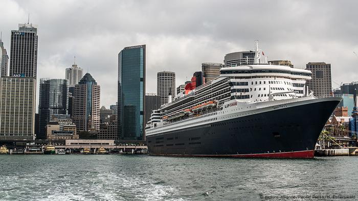 Dass Queen Mary 2 Kreuzfahrtschiff, Australien