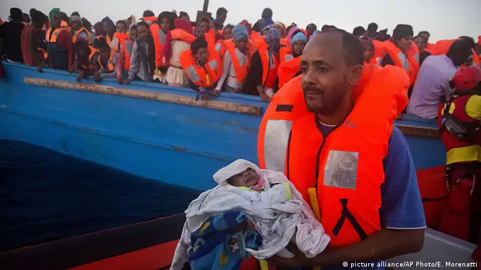 Mittelmeer Rettung von Flüchtlingen
