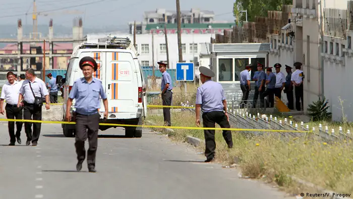 Kirgistan Explosion vor chinesischer Botschaft in Bischkek