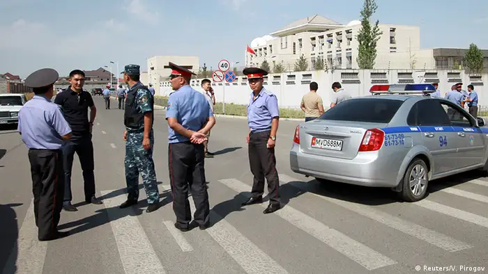 Kirgistan Explosion vor chinesischer Botschaft in Bischkek
