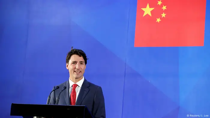Kanada Justin Trudeau Premierminister zu Besuch in China
