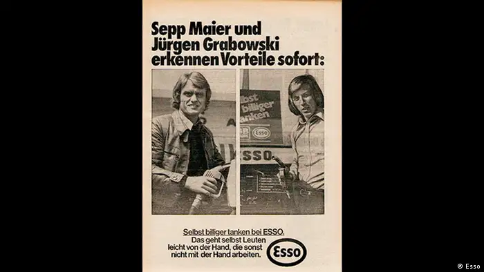 Esso Werbung mit Sepp Maier Jürgen Grabowski
Quelle: Internet (c) Esso 
