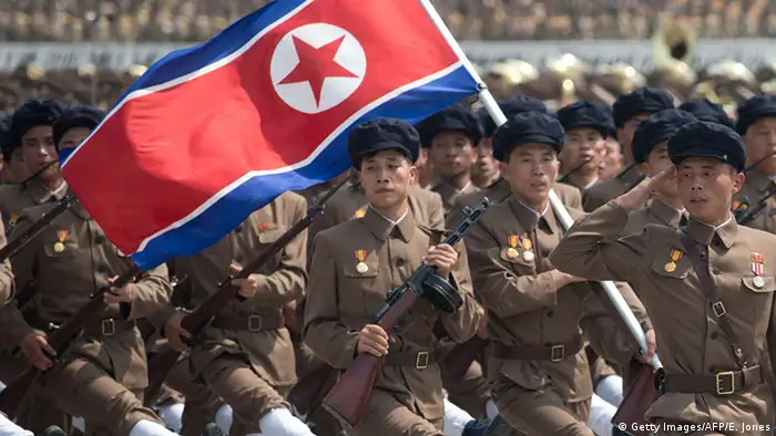 With 1.2 million active troops and another 6 million in the reserves and paramilitary, North Korea can call upon almost a quarter of its population to serve in the army at any given time. Every male in the country is required to undertake some form of military training and can be called to serve at any time. The North's bloated army is believed to outnumber its southern neighbor's by two-to-one.