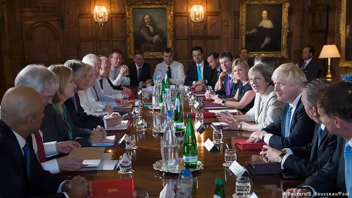 Britisches Parlament Brexit Kabinettsitzung