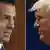 Mexikos Präsident Enrique Pena Nieto und der US-Republikaner Donald Trump (Bildkombination AP)