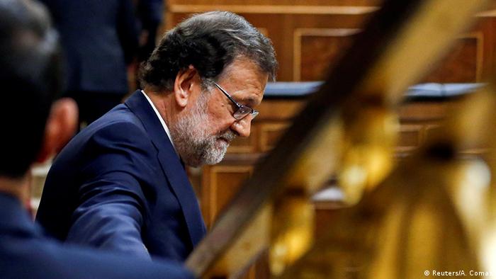 Spanien Madrid Mariano Rajoy Misstrauensvotum Parlament