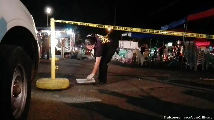 Philippinen Davao Spurensicherung nach Explosion