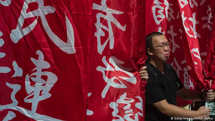 China Hongkong Wahl Unabhängigeit Anhänger