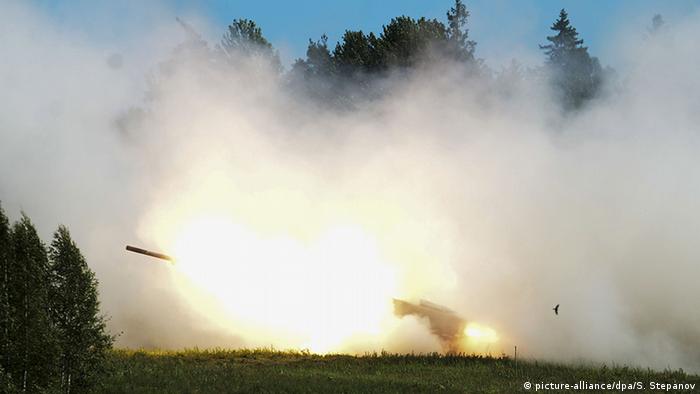 Ракетно-артиллерийская система HIMARS на военных учениях в Эстонии, 2016 год
