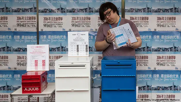 China Wahlen in Hongkong