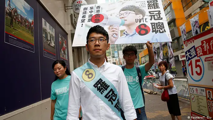 Hongkong Wahl - Demosisto Kampagne, Kandidat Nathan Law