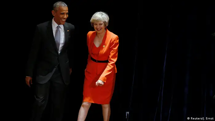 China G20 Gipfel in Hangzhou - Barack Obama & Theresa May