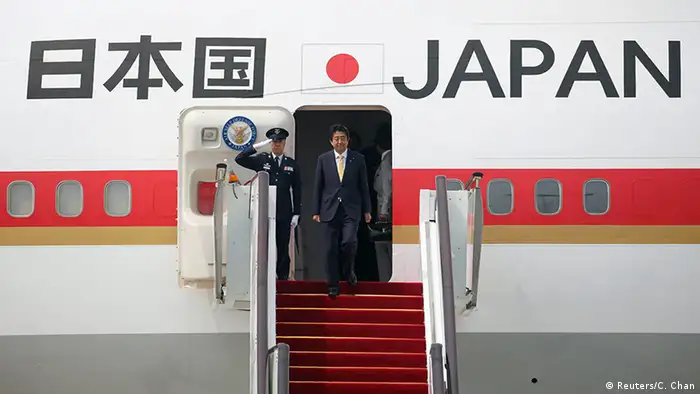 China G20 Gipfel in Hangzhou - Ankunft Shinzo Abe, Japan