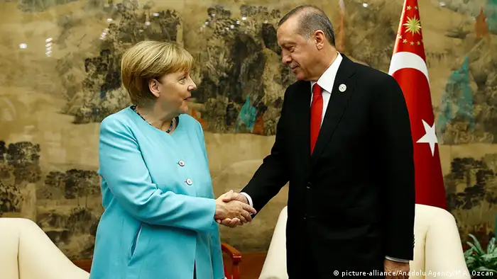 China G20 Gipfel in Hangzhou - Merkel & Erdogan