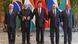 Da esquerda para a direita: Michel Temer, Narendra Modi, Xi Jinping, Vladimir Putin e Jacob Zuma na cúpula do G20 na China Da esquerda para a direita: Michel Temer, Narendra Modi, Xi Jinping, Vladimir Putin e Jacob Zuma na cúpula do G20 na China