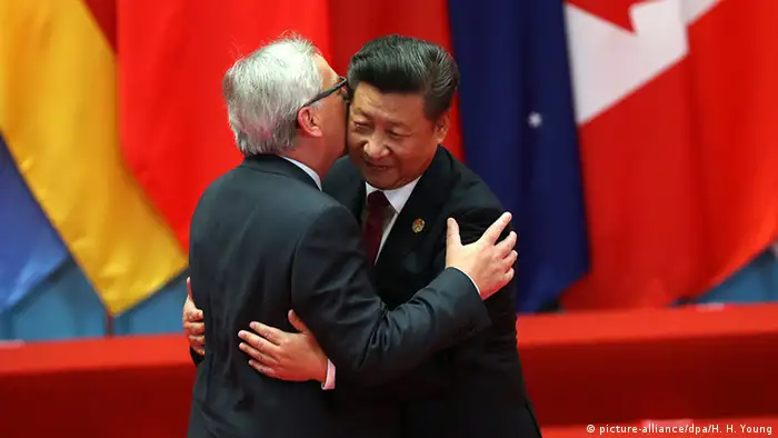 China G20 Gipfel in Hangzhou Juncker und Jinping