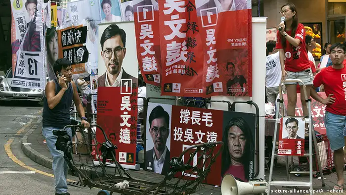 China Hongkong Parlamentswahlen