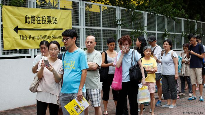 香港立法会选举结束投票率略高于上届 德国之声来自德国介绍德国 Dw 04 09 16