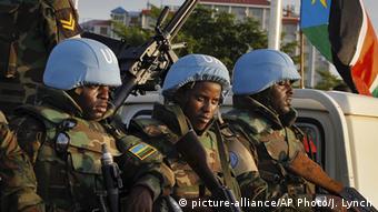 Südsudan Einwilligung Sationierung zusätzlicher Blauhelmsoldaten