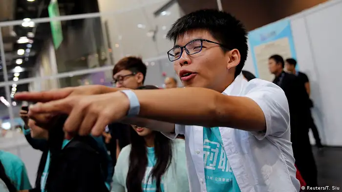Hongkong Wahlen Joshua Wong