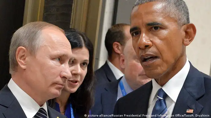 China G20 Gipfel in Hangzhou - Putin & Obama