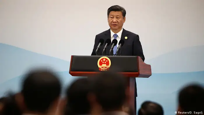 China G20 Gipfel in Hangzhou Rede von Präsident Xi Jinping
