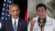 Bildkombo Barack Obama und Rodrigo Duterte Bildkombo Barack Obama und Rodrigo Duterte