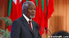 Ehemaliger UN-Chef Kofi Annan in Myanmar von Buddhisten ausgebuht