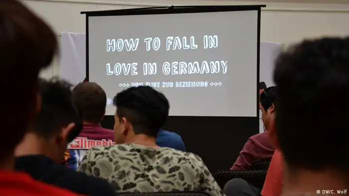 Deutschland Flirtkurs für Flüchtlinge in Essen