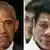 Kombobild Barack Obama und Rodrigo Duterte