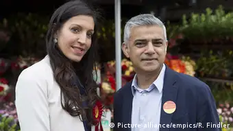 Bürgermeister von London Sadiq Khan und Rosena Allin-Khan