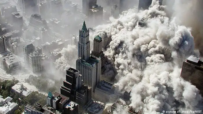 USA Aufnahme vom 11. September 2001