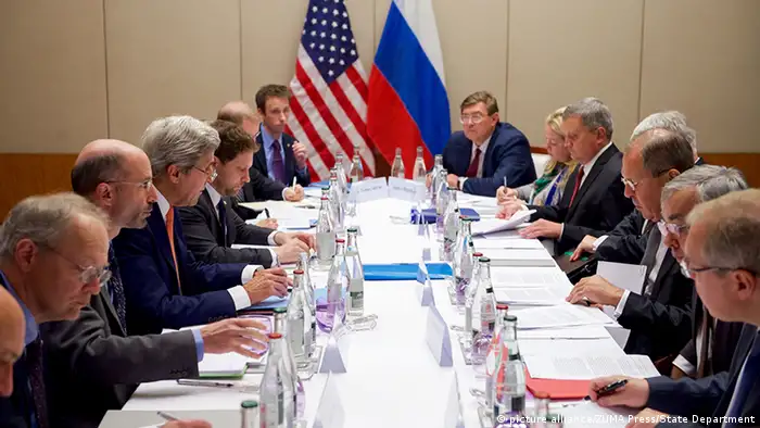 US-Außenminister John Kerry und der russische Außenminister Sergej Lawrow