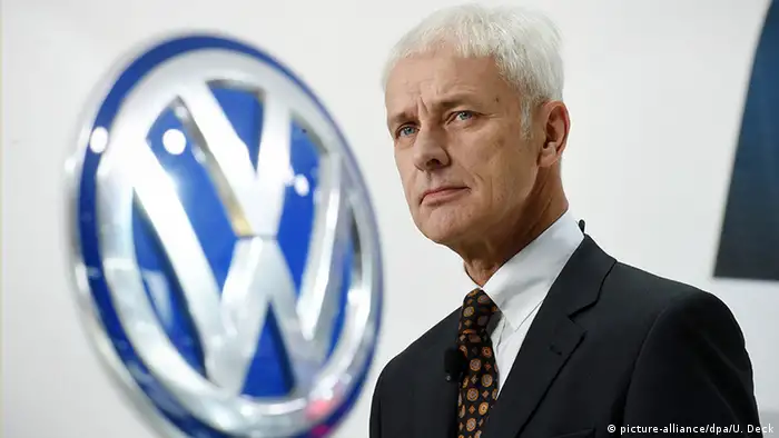 Matthias Müller Vorstandsvorsitzender der Volkswagen AG (picture-alliance/dpa/U. Deck)