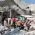Syrien Aleppo Luftangriff Trümmer