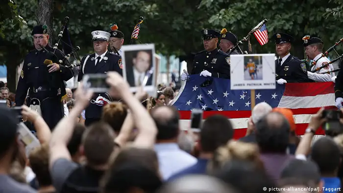 Homenagem em Nova York por ocasião dos 15 anos dos atentados do 11 de Setembro