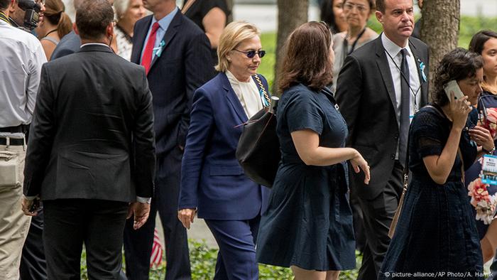 USA New York - 15 Jahre nach 9/11 Gedenktag - Hilary Clinton